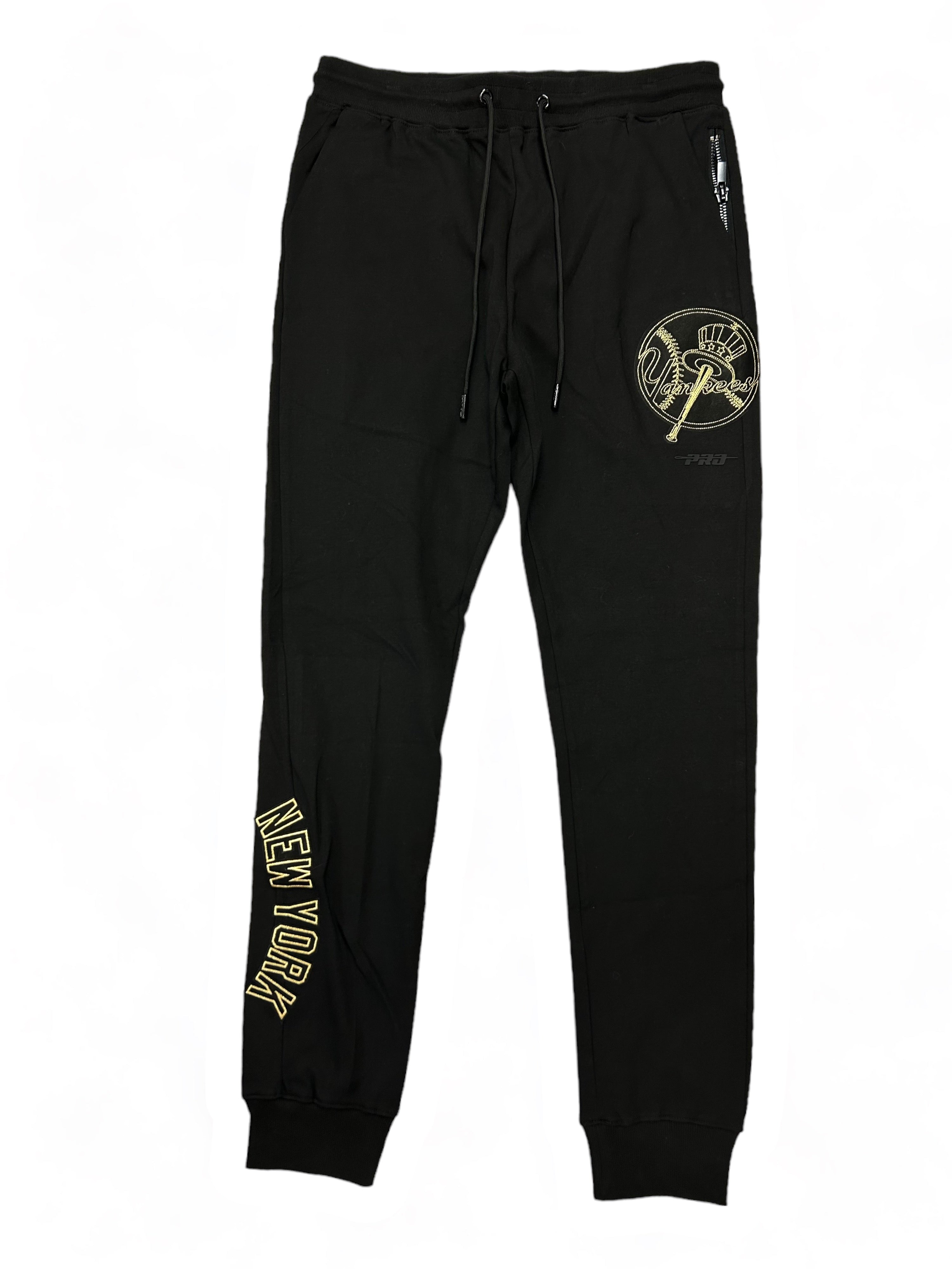 Pro Standard New York Yankees Sweatsuit (Black/Gold)