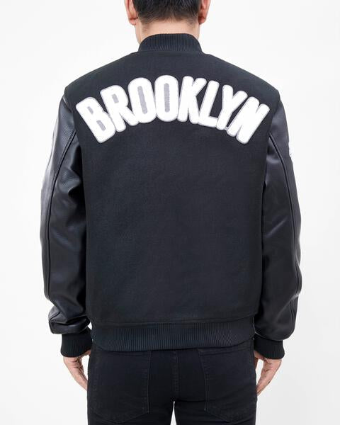 Pro Standard Brooklyn Nets Classic Wool Varsity Jacket