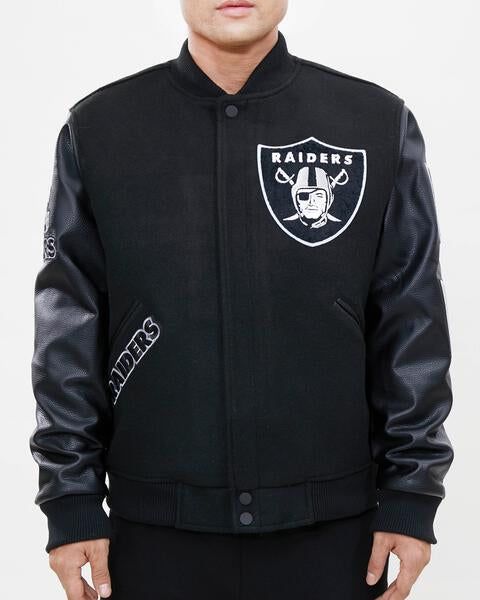 Pro Standard Oakland Raiders Classic Wool Varsity Jacket
