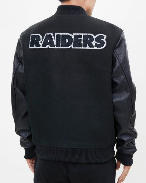 Pro Standard Oakland Raiders Classic Wool Varsity Jacket