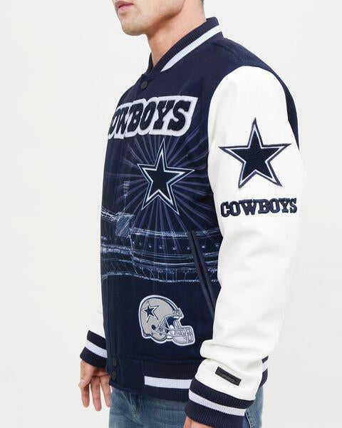 Pro Standard Dallas Cowboys Remix Varsity Jacket