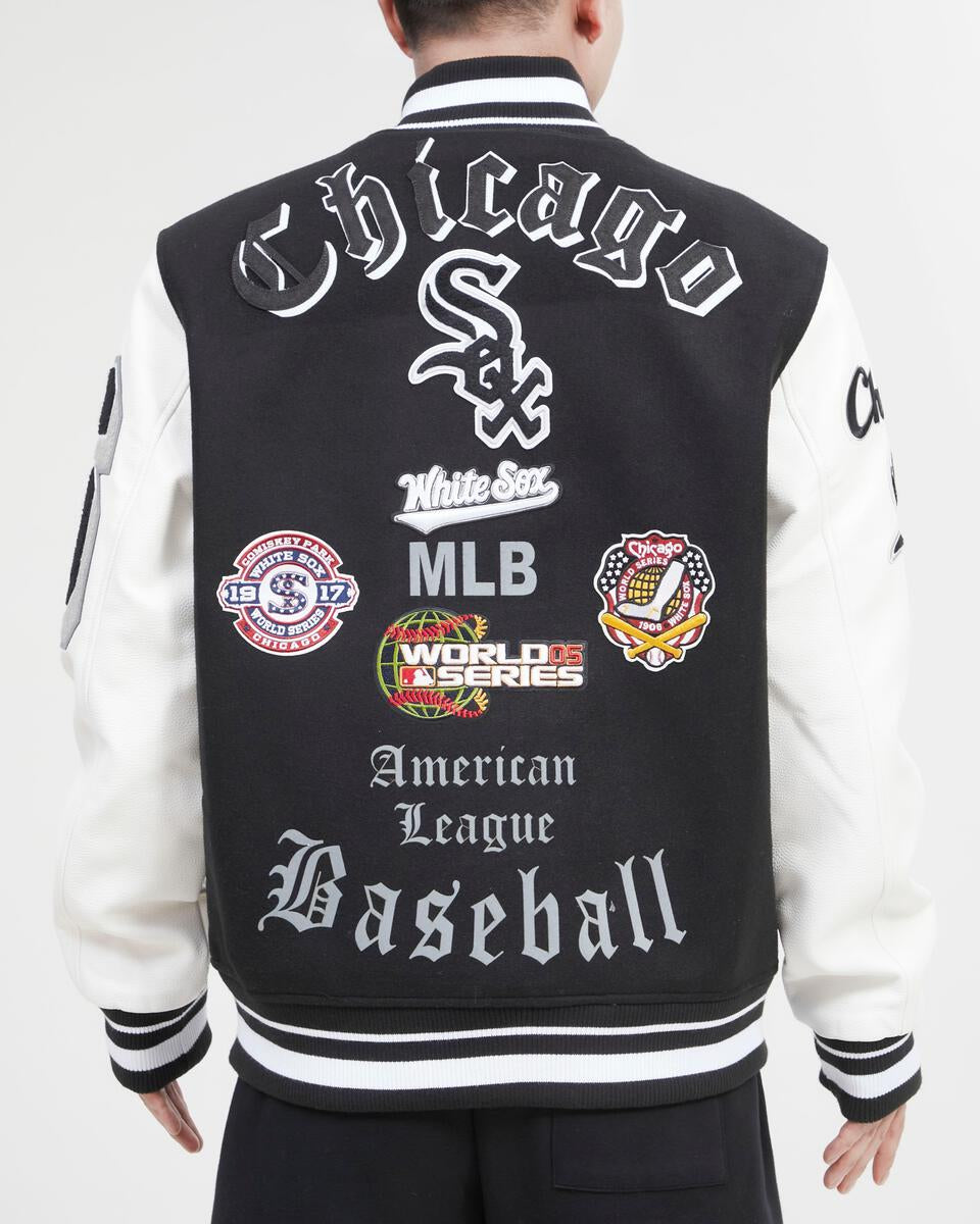 Pro Standard Chicago White Sox Old English Wool Varsity Jacket