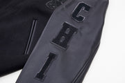 Pro Standard Chicago Bulls Triple Black Varsity Jacket