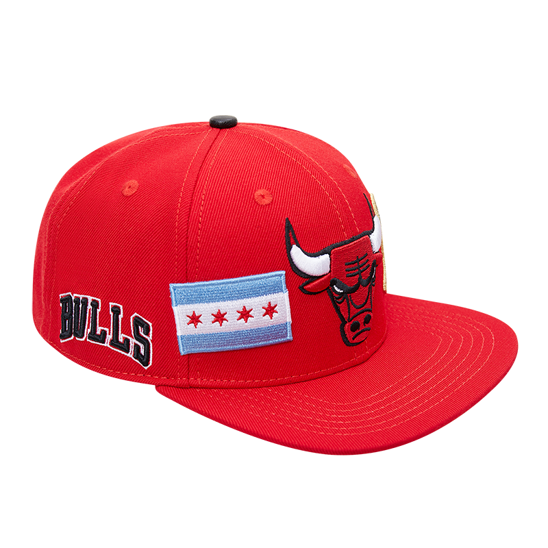 Pro Standard Chicago Bulls City Double Front Logo Snapback Hat