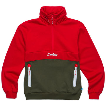 Cookies Contraband Fleece Mock Half Zip