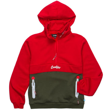 Cookies Contraband Fleece Mock Half Zip