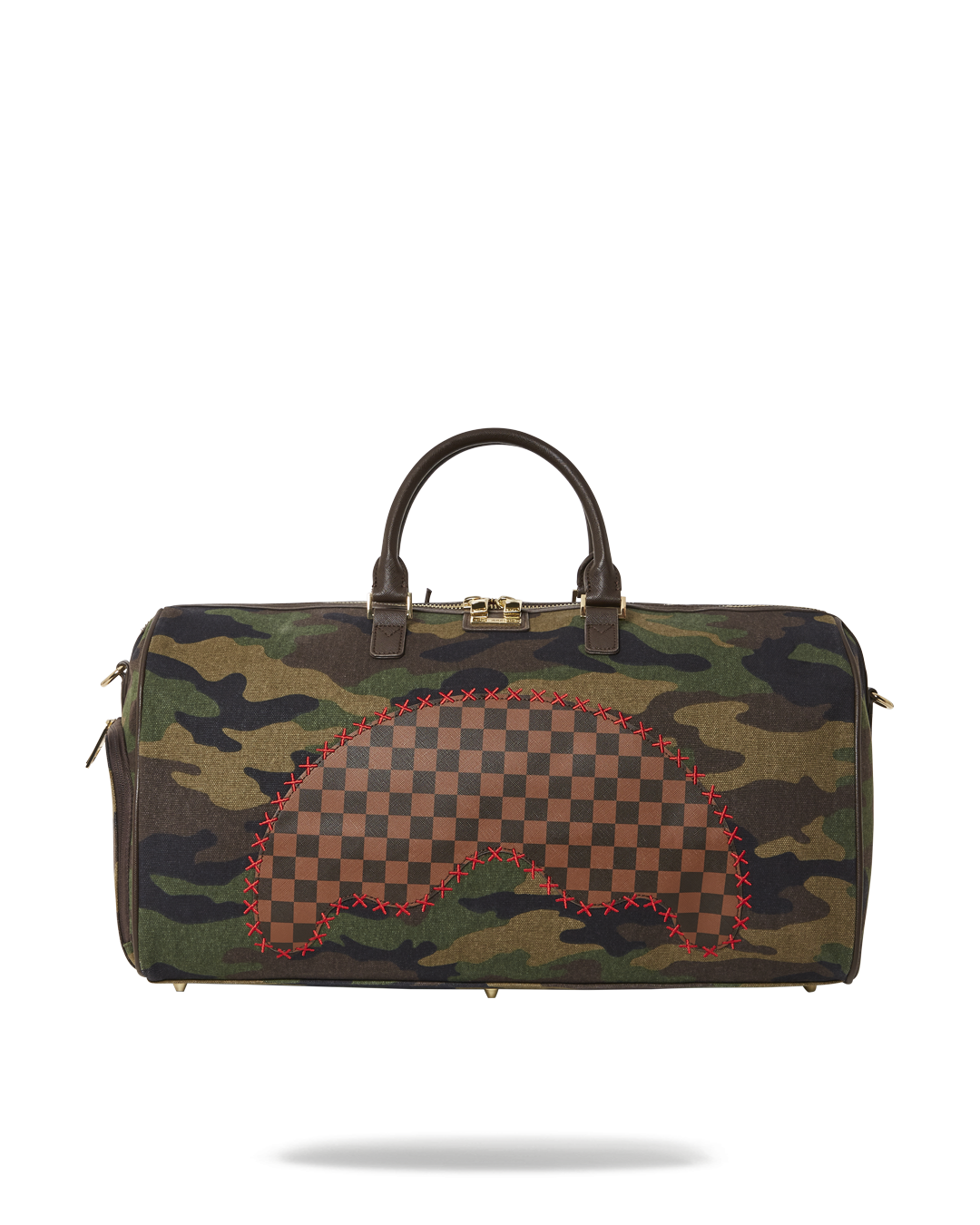 Riviera Le Blanc Gold Chain Shark Duffle