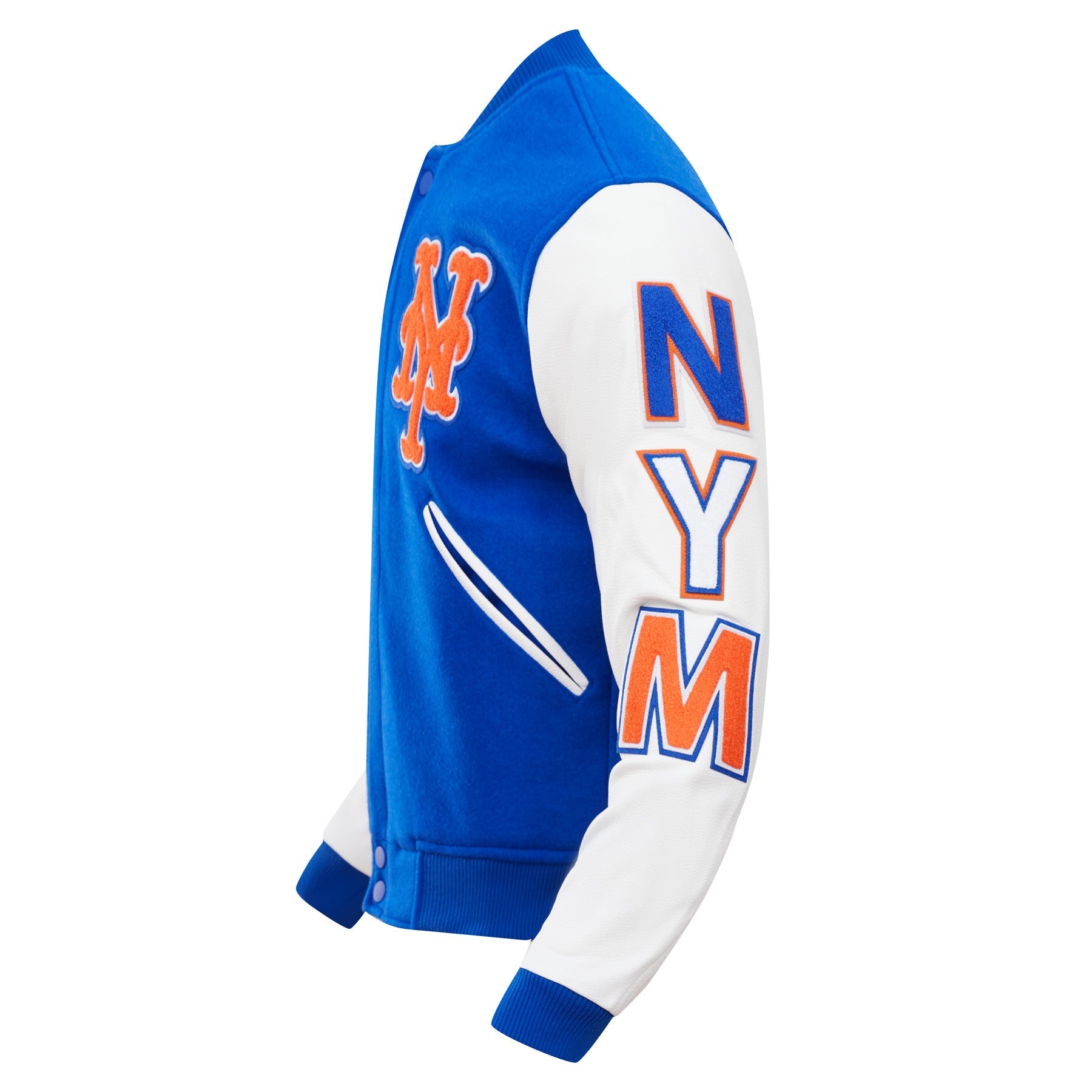 NEW YORK METS TRIPLE BLACK WOOL VARSITY JACKET (TRIPLE BLACK) – Pro Standard