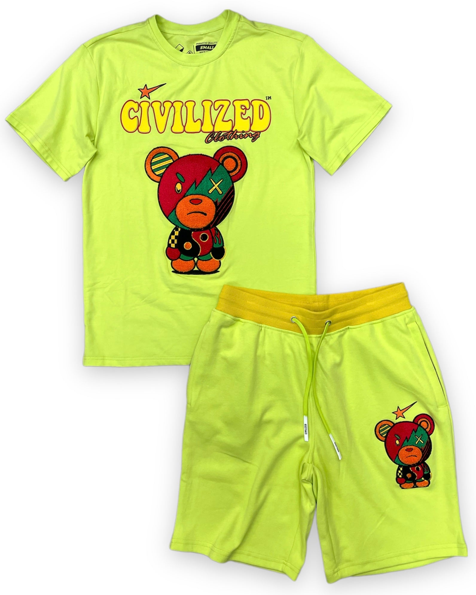 Civilized Teddy Bear Short Set