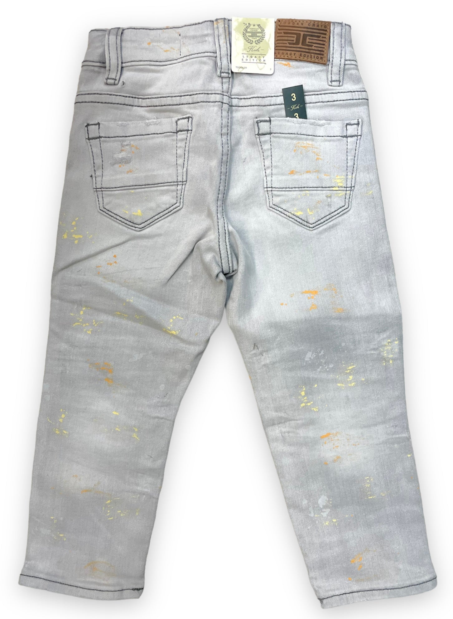 Jordan Craig Kids Jeans Grey/Pastel Yellow/Pastel Orange
